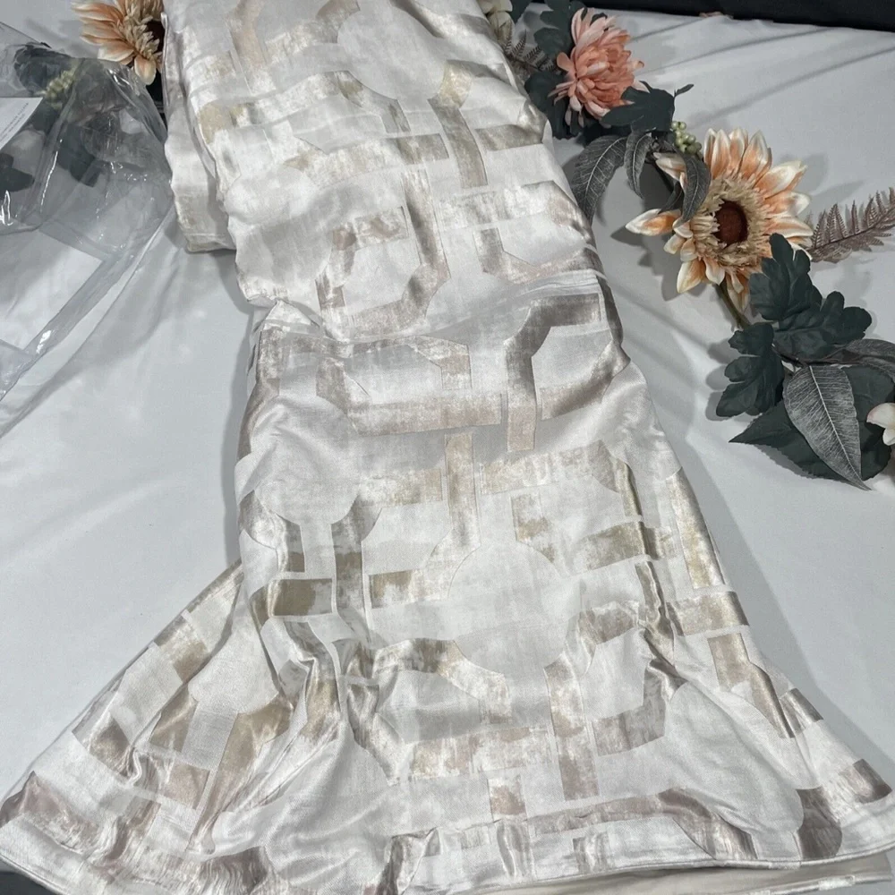 NIB $335 [ Full‎ / Queen ] Duvet Cover for Hotel Collection Fresco Metallic Gold